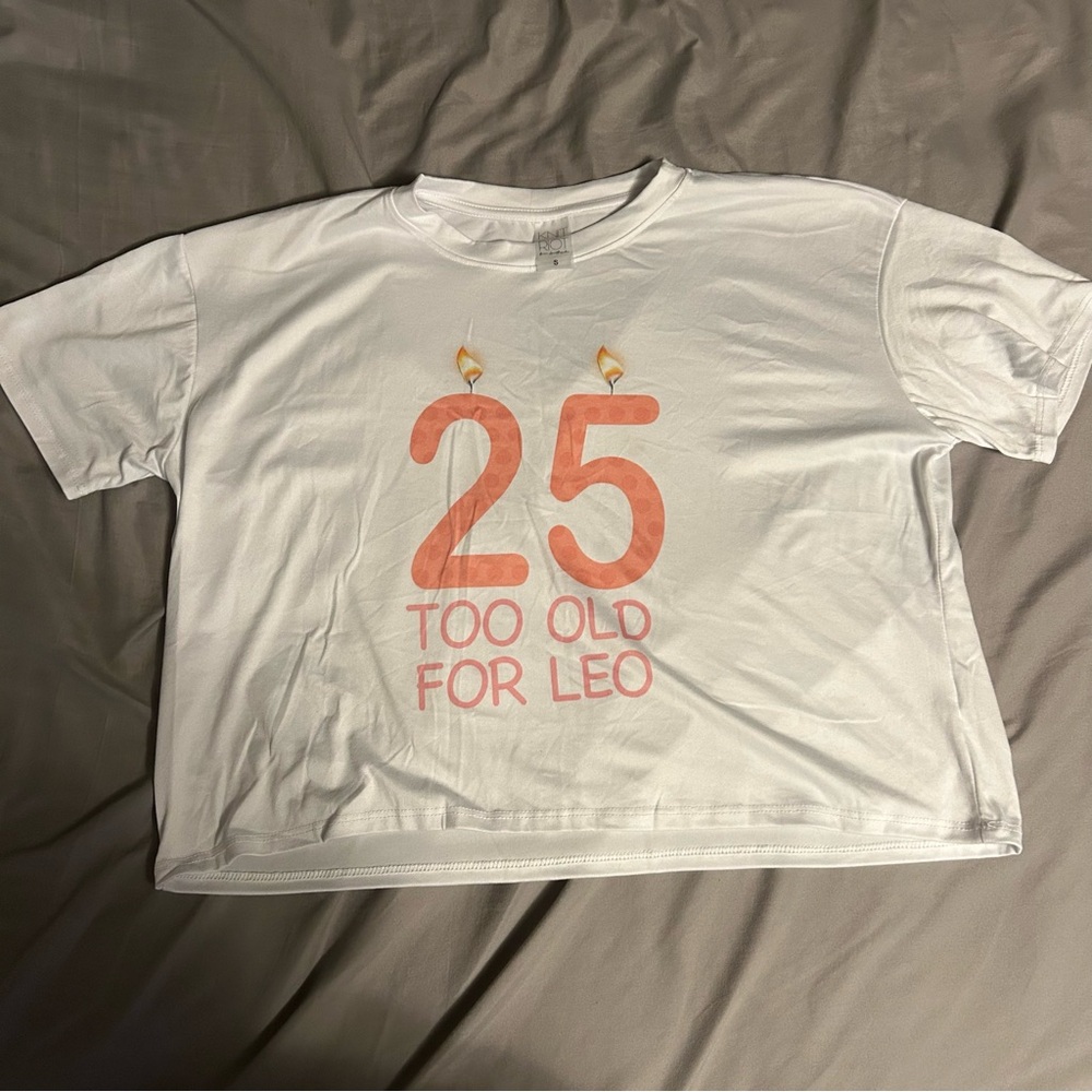 White 25th Birthday shirt